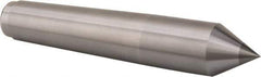 Royal Products - 1.231" Head Diam, Carbide-Tipped Steel Standard Point Solid Dead Center - 4MT Morse Taper, 1.231" Point Diam, 6-3/4" OAL - All Tool & Supply