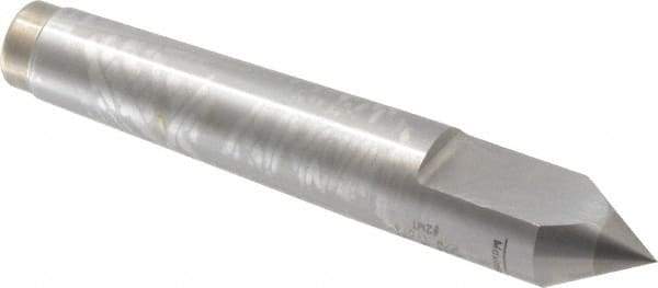 Royal Products - 0.7" Head Diam, Carbide-Tipped Steel Standard Point Half Dead Center - 2MT Morse Taper, 0.7" Point Diam, 4-3/16" OAL - All Tool & Supply