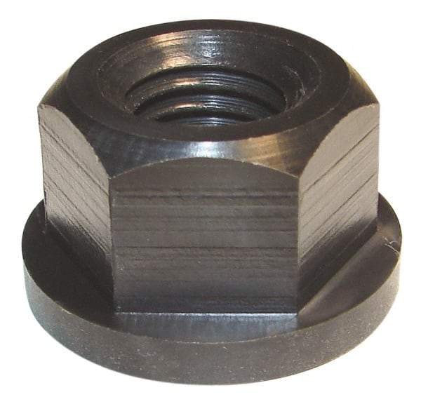 Morton Machine Works - 7/16-14, 1" Flange Diam, 9/16" High, 3/4" Across Flats, Flange Nut - Grade Nylatron GS Nylon, 5/32" Flange Height, TCMAI - All Tool & Supply