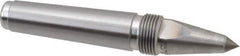 Royal Products - 0.938" Head Diam, Carbide-Tipped Steel Long Point Solid Dead Center - 3MT Morse Taper, 0.38" Point Diam, 5.94" OAL - All Tool & Supply