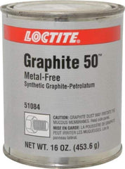 Loctite - 1 Lb Can General Purpose Anti-Seize Lubricant - Graphite, -29 to 482°C, Gray, Water Resistant - All Tool & Supply