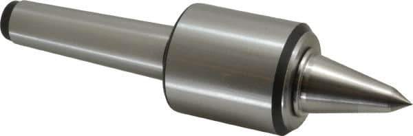 Royal Products - MT4 Taper Shank, 2.45" Head Diam 1,905 Lb Capacity Carbide Tipped Live Center - 12,000 Max RPM, 2.78" Head Length, 1-1/4" Point Diam, 2.35" Point Len, 525 Lb Max Workpc, 9-5/8" OAL, 1/2" Tip Diam, Long Point - All Tool & Supply