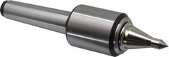 Royal Products - MT3 Taper Shank, 1.7" Head Diam 830 Lb Capacity Live Center - 12,000 Max RPM, 2.12" Head Length, 7/8" Point Diam, 1-3/4" Point Len, 180 Lb Max Workpc, 7-7/32" OAL, 3/8" Tip Diam, Long Point - All Tool & Supply