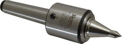 Royal Products - MT4 Taper Shank, 2.45" Head Diam 1,905 Lb Capacity Live Center - 12,000 Max RPM, 2.78" Head Length, 1-1/4" Point Diam, 2.35" Point Len, 525 Lb Max Workpc, 9-5/8" OAL, 1/2" Tip Diam, Long Point - All Tool & Supply