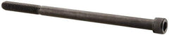 Value Collection - 5/16-18 UNC Hex Socket Drive, Socket Cap Screw - Alloy Steel, Black Oxide Finish, Partially Threaded, 5-1/2" Length Under Head - All Tool & Supply