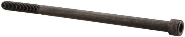 Value Collection - 5/16-18 UNC Hex Socket Drive, Socket Cap Screw - Alloy Steel, Black Oxide Finish, Partially Threaded, 6" Length Under Head - All Tool & Supply