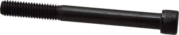 Value Collection - 3/8-16 UNC Hex Socket Drive, Socket Cap Screw - Alloy Steel, Black Oxide Finish, Partially Threaded, 3-3/4" Length Under Head - All Tool & Supply