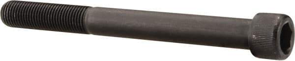 Value Collection - 3/8-24 UNF Hex Socket Drive, Socket Cap Screw - Alloy Steel, Black Oxide Finish, Partially Threaded, 3-3/4" Length Under Head - All Tool & Supply