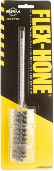 Brush Research Mfg. - 0.787" to 7/8" Bore Diam, 20 Grit, Boron Carbide Flexible Hone - Coarse, 8" OAL - All Tool & Supply