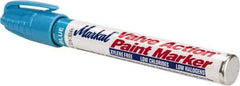 Markal - Lt. Blue Lead-Free Paint Marker - Alcohol Base Ink - All Tool & Supply