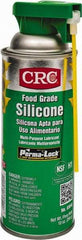 CRC - 16 oz Aerosol Nondrying Film/Silicone Penetrant/Lubricant - Clear & White, -40°F to 400°F, Food Grade - All Tool & Supply