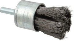 Osborn - 1" Brush Diam, Knotted, End Brush - 1/4" Diam Shank, 20,000 Max RPM - All Tool & Supply