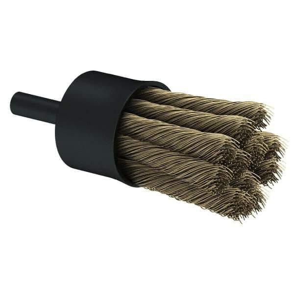 Osborn - 1" Brush Diam, Knotted, End Brush - 1/4" Diam Shank, 20,000 Max RPM - All Tool & Supply