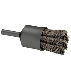 Osborn - 1" Brush Diam, Knotted, End Brush - 1/4" Diam Shank, 20,000 Max RPM - All Tool & Supply