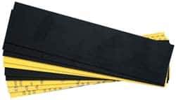 Gravotech - 10 Inch Long x 2 Inch High, Plastic Engraving Stock - Yellow and Black - All Tool & Supply