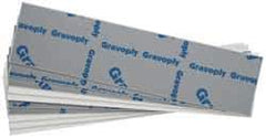 Gravotech - 10 Inch Long x 2 Inch High, Plastic Engraving Stock - Gray and White - All Tool & Supply