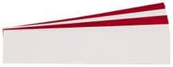 Gravotech - 10 Inch Long x 2 Inch High, Plastic Engraving Stock - Red and White - All Tool & Supply