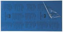 Gravotech - 24 Inch Long x 12 Inch High, Plastic Engraving Stock - Blue and White - All Tool & Supply