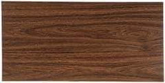 Gravotech - 24 Inch Long x 12 Inch High, Plastic Engraving Stock - Light Walnut and White - All Tool & Supply