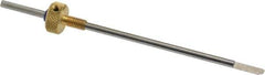 Gravotech - 1/8 Inch Shank Diameter, 0.09 Inch Tip Size, Carbide, Engraving Cutter - Use on Plastics - All Tool & Supply