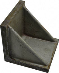 Interstate - 4" Wide x 4" Deep x 4" High Cast Iron Precision-Ground Angle Plate - Standard Plate, Flat Surface, Double Web, Single Plate - All Tool & Supply