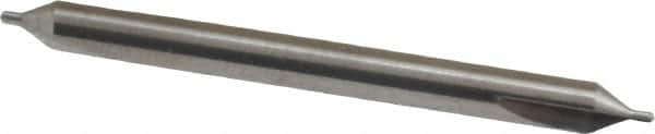 SGS - #0 Plain Cut 60° Incl Angle Solid Carbide Combo Drill & Countersink - All Tool & Supply