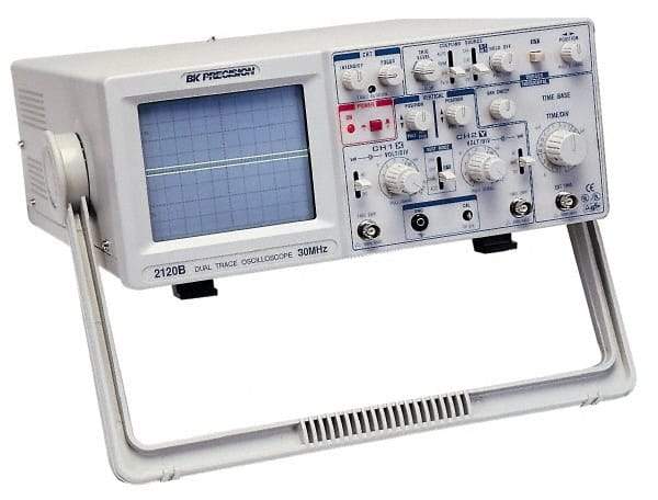 B&K Precision - 40 MHz, 2 Channel, Portable Oscilloscope - CRT Display - All Tool & Supply