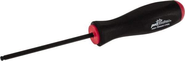 Bondhus - 4mm Hex Ball End Driver - 3.7" Blade Length, 205mm OAL - All Tool & Supply