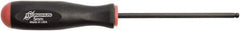 Bondhus - 5mm Hex Ball End Driver - 4.3" Blade Length, Rubber Grip Handle, 219mm OAL - All Tool & Supply