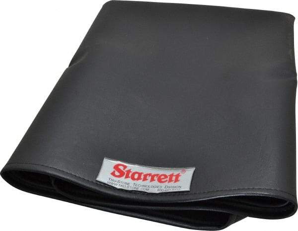 Starrett - 36 Inch Long x 24 Inch Wide Vinyl Inspection Surface Plate Cover - Black - All Tool & Supply