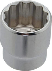 Blackhawk by Proto - 13/16", 3/8" Drive, Standard Hand Socket - 12 Points, 1-7/32" OAL, Chrome Finish - All Tool & Supply