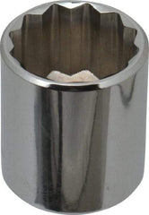 Blackhawk by Proto - 3/8" Drive, Standard Hand Socket - 12 Points, 1-13/64" OAL, Chrome Finish - All Tool & Supply