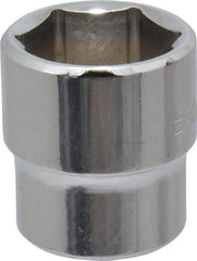 Blackhawk by Proto - 11/16", 3/8" Drive, Standard Hand Socket - 6 Points, 1" OAL, Chrome Finish - All Tool & Supply