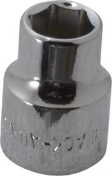 Blackhawk by Proto - 3/8" Drive, Standard Hand Socket - 6 Points, 57/64" OAL, Chrome Finish - All Tool & Supply