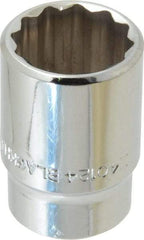 Blackhawk by Proto - 3/4", 1/2" Drive, Standard Hand Socket - 12 Points, 1-1/2" OAL, Chrome Finish - All Tool & Supply