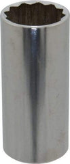 Blackhawk by Proto - 1-1/16", 1/2" Drive, Deep Hand Socket - 12 Points, 3-3/32" OAL - All Tool & Supply