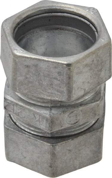 Thomas & Betts - 3/4" Trade, Die Cast Zinc Compression EMT Conduit Coupling - Noninsulated - All Tool & Supply