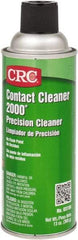 CRC - 13 Ounce Aerosol Contact Cleaner - 30,800 Volt Dielectric Strength, Nonflammable, Food Grade - All Tool & Supply