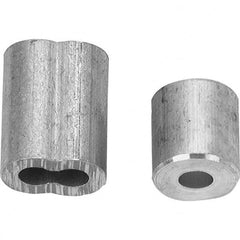 Campbell - Wire Rope Hardware & Accessories Type: Cable Ferrule For Rope Diameter: 1/8 (Inch) - All Tool & Supply