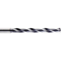 SGS - 9/16" 140° Spiral Flute Solid Carbide Taper Length Drill Bit - All Tool & Supply