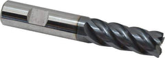 Iscar - 5/8", 5 Flute, Solid Carbide, Corner Chamfer End Mill - 4" OAL, 1.56" LOC - All Tool & Supply