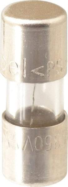 Ferraz Shawmut - 140 VDC, 350 VAC, 4 Amp, Fast-Acting Miniature Glass Fuse - Clip Mount, 15mm OAL, 10 at 125 V kA Rating, 5mm Diam - All Tool & Supply