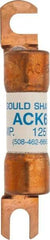 Ferraz Shawmut - 6 Amp Time Delay Round Forklift & Truck Fuse - 125VAC, 125VDC, 3.07" Long x 0.5" Wide, Bussman ACK6, Ferraz Shawmut ACK6 - All Tool & Supply