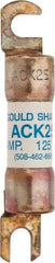 Ferraz Shawmut - 25 Amp Time Delay Round Forklift & Truck Fuse - 125VAC, 125VDC, 3.07" Long x 0.5" Wide, Bussman ACK25, Ferraz Shawmut ACK25 - All Tool & Supply