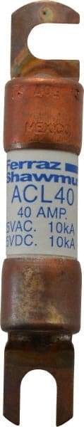 Ferraz Shawmut - 40 Amp General Purpose Round Forklift & Truck Fuse - 125VAC, 125VDC, 3.07" Long x 0.5" Wide, Bussman ACL40, Ferraz Shawmut ACL40 - All Tool & Supply