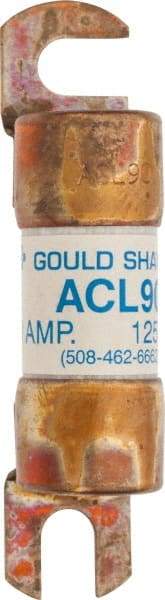 Ferraz Shawmut - 90 Amp General Purpose Round Forklift & Truck Fuse - 125VAC, 125VDC, 3.49" Long x 0.75" Wide, Bussman ACL90, Ferraz Shawmut ACL90 - All Tool & Supply