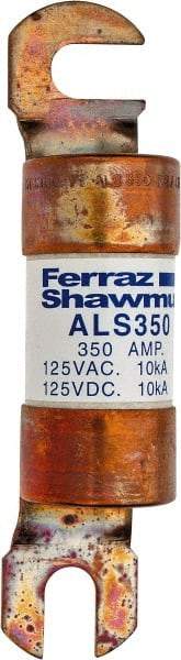 Ferraz Shawmut - 350 Amp General Purpose Round Forklift & Truck Fuse - 125VAC, 125VDC, 4.71" Long x 1" Wide, Bussman ALS350, Ferraz Shawmut ALS350 - All Tool & Supply