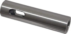 Interstate - MT2 Inside Morse Taper, Standard Morse Taper to Straight Shank - 4" OAL, Medium Carbon Steel, Hardened & Ground Throughout - Exact Industrial Supply