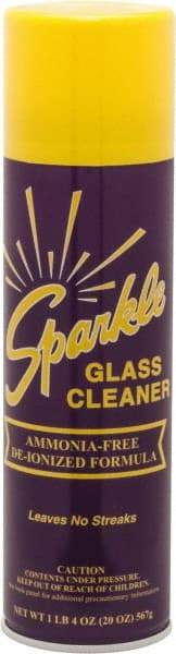 Made in USA - 20 oz Aerosol Unscented Glass Cleaner - Use on Glass Surfaces, Plexiglass - All Tool & Supply