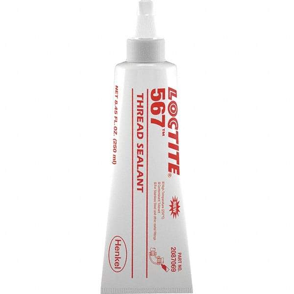 Loctite - 250 mL Tube Off White Pipe Sealant - Instant Adhesive, 400°F Max Working Temp, For Stainless Steel & Aluminum Housings - All Tool & Supply